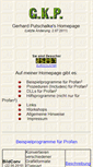 Mobile Screenshot of gerhard-putschalka.xprofan.com